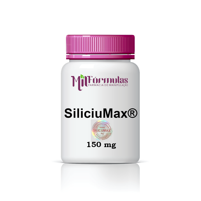 SiliciuMax® 150 mg Com Selo de Autenticidade.