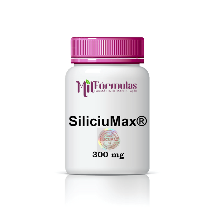 SiliciuMax® 300 mg Com Selo de Autenticidade.