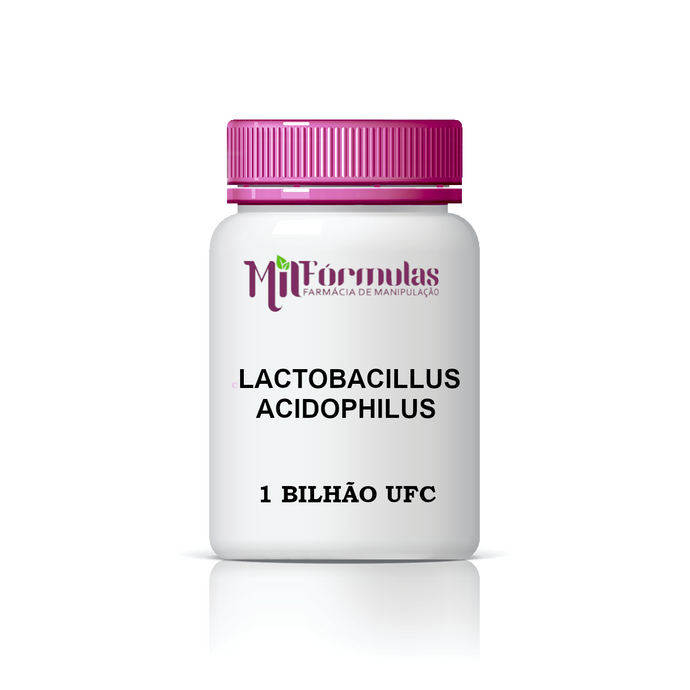 LACTOBACILLUS ACIDOPHILUS 1 bilhão de UFC 60 Cápsulas